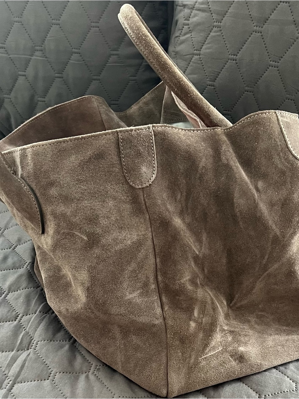 Mark & Graham Elisabetta Suede Slouch Bag - Picture 3 of 12
